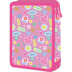 Must Pencil Case Perfect Day 2 Zip Full - Σχολική Κασετίνα Διπλή Γεμάτη 2 Φερμουάρ