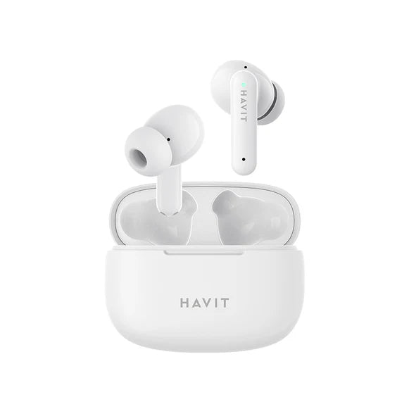 HAVIT BLUETOOTH EARBUDS PINK / WHITE  TW967 PRO for Bass and Sound Quality , Smart Touch control, wireless ΑΚΟΥΣΤΙΚΑ