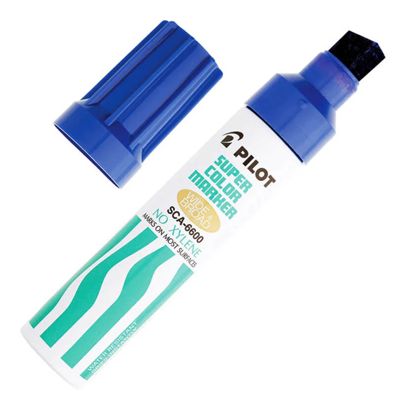 Pilot Jumbo Permanent Marker SCA-6600 12mm Extra Broad Assorted Colors - Μαρκαδόρος Ανεξίτηλος 4 Χρώματα