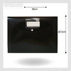 Foolscap A4 Button File Envelope Semi-Transparent 36x26.5cm - Φάκελος Κουμπί - ΧΟΝΔΡΙΚΗ ΠΩΛΗΣΗ