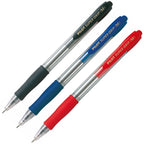 Pilot Supergrip Ballpoint Pen 1.0mm Medium, Assorted Colors BPGP-10R-M - Στυλό Διαρκείας σε 3 Χρώματα