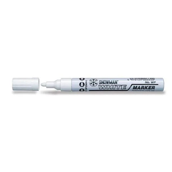 Snowman Paint Markers Dual Tip 1.5mm to 4mm | Set of 7 Colours - Μαρκαδόρος Μπογιάς Διπλής Όψης 7 Χρώματα