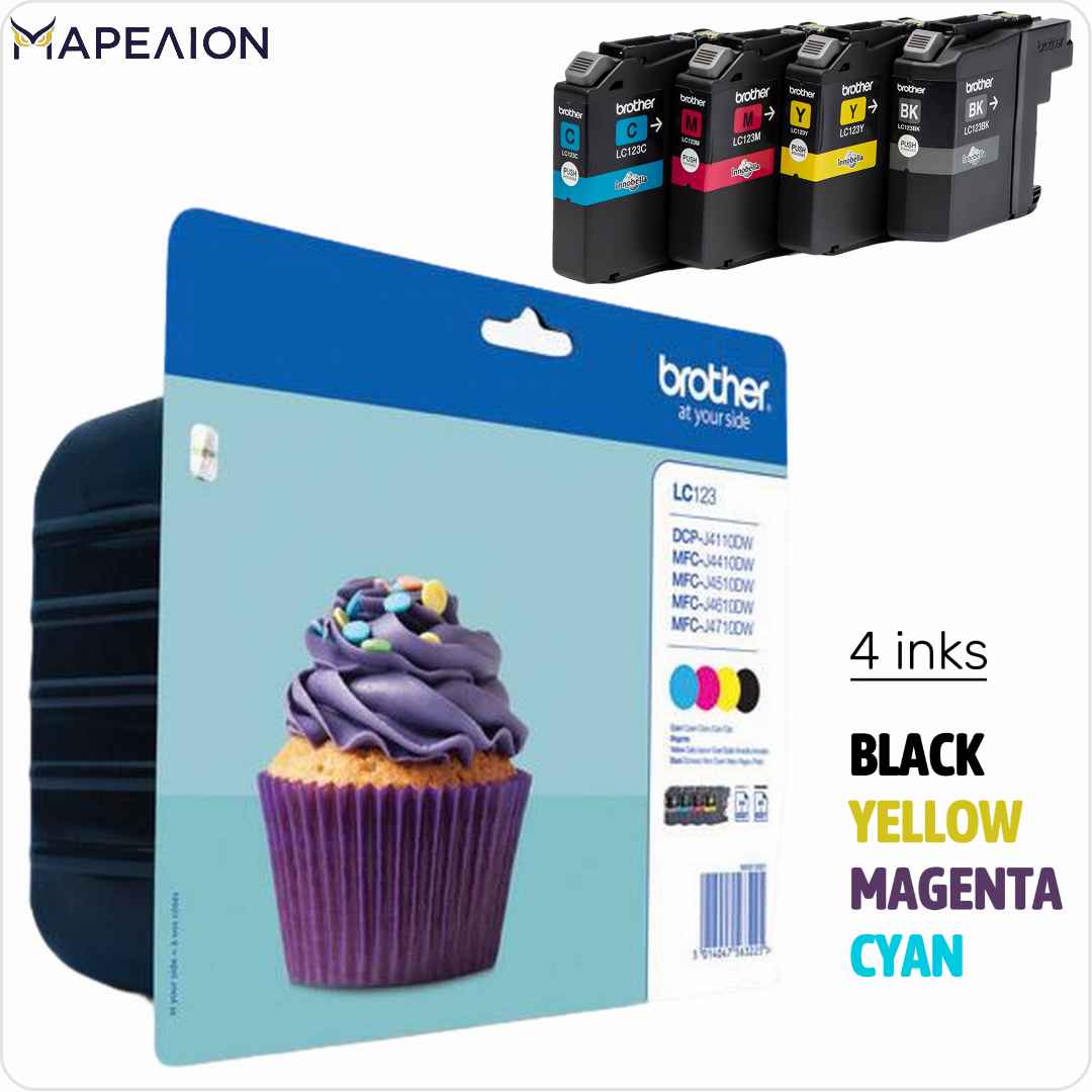 BROTHER Ink Cartridge LC123 MULTIPACK