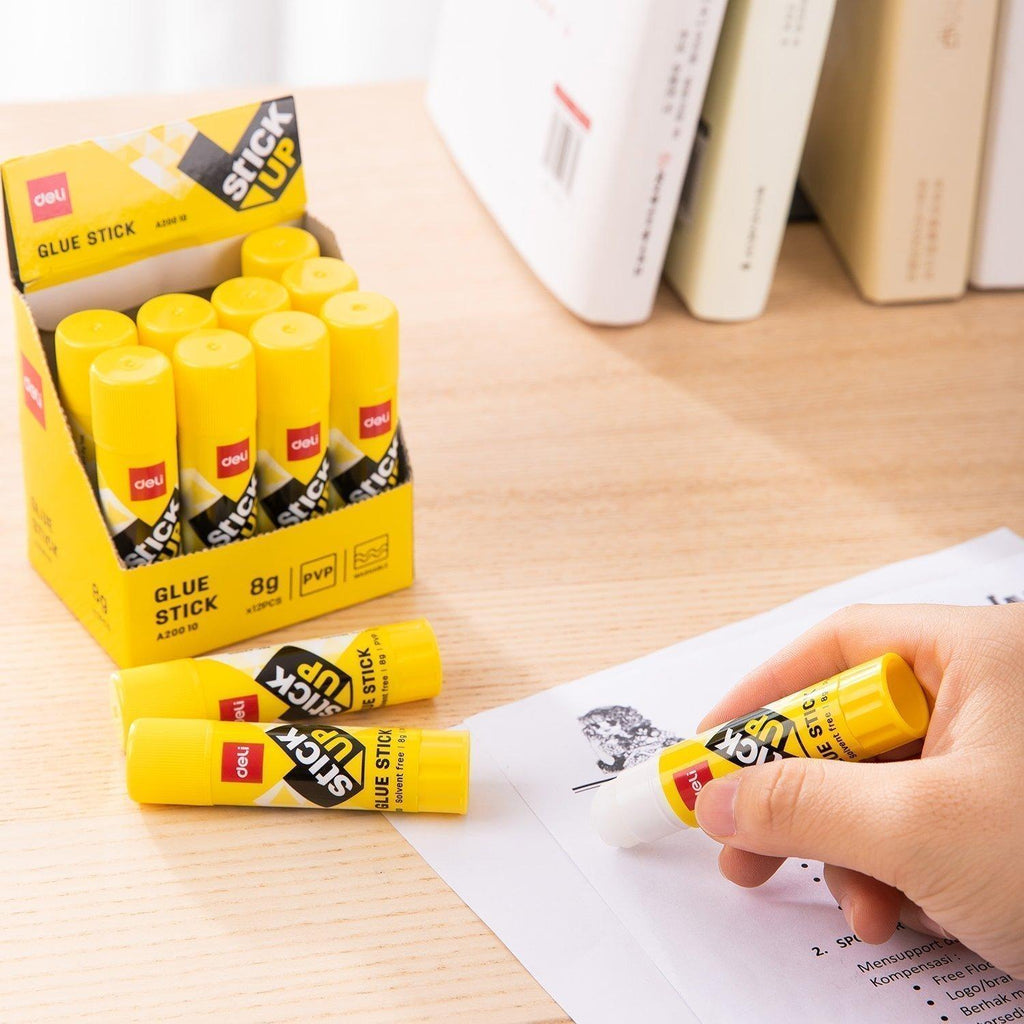 Клей-карандаш Deli Strong Adhesive PVP 8г, 15г, 20г, 36г - Клей-карандаш с усиленной фиксацией - ОПТОВАЯ ПРОДАЖА