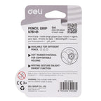 Deli U-Touch Soft Pencil Grips 4pcs - DL-EU75101 Soft Pencil Grips