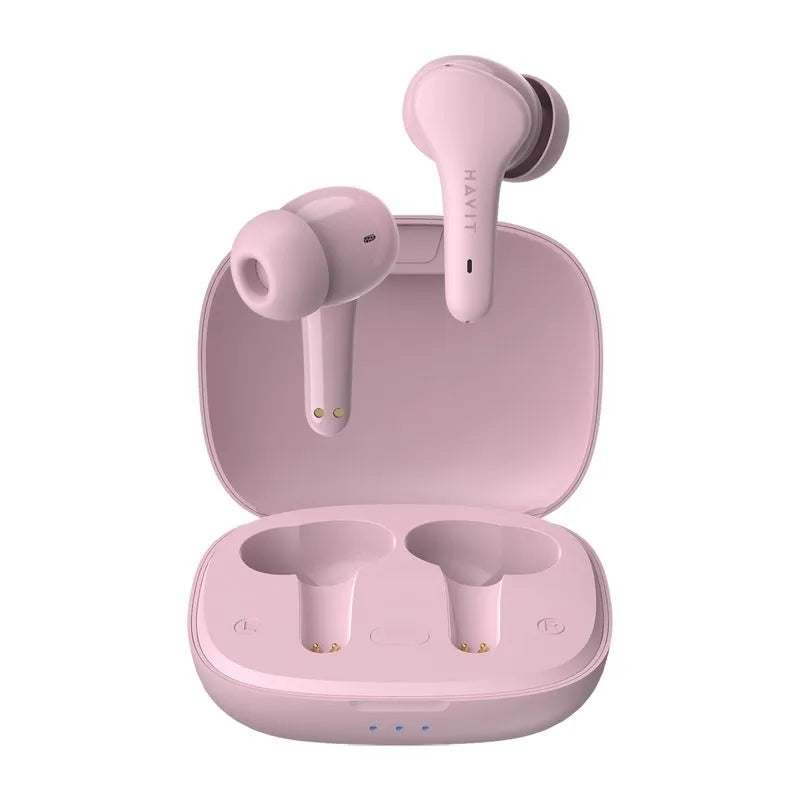 HAVIT TW959 TWS,  L. BLUE / PINK,  Best Bluetooth Earbuds for Bass and Sound Quality 959, ΑΚΟΥΣΤΙΚΑ