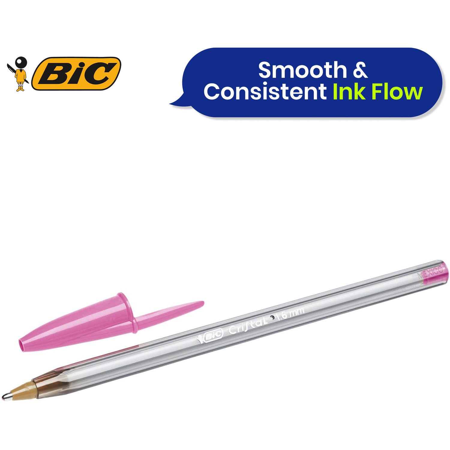 BIC Cristal Fun Ballpoint Pen 1.6mm Assorted Colors - Στυλό Διαρκείας Χοντρό 5 Χρώματα
