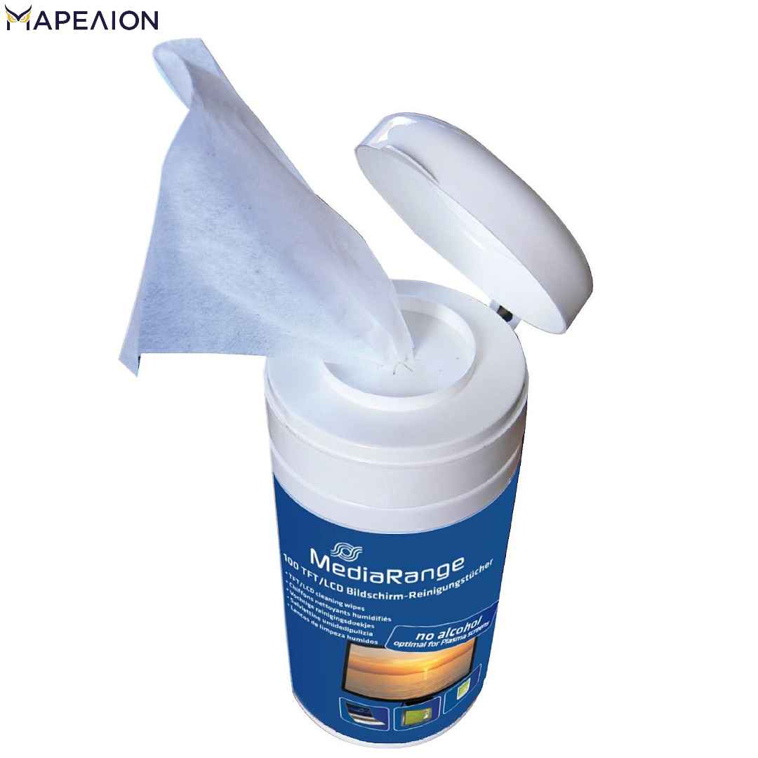 MediaRange Screen Cleaning Wipes , 100 pieces (MR720) ΚΑΘΑΡΙΣΤΙΚΑ ΟΘΟΝΗΣ ΥΠΟΛΟΓΙΣΤΗ