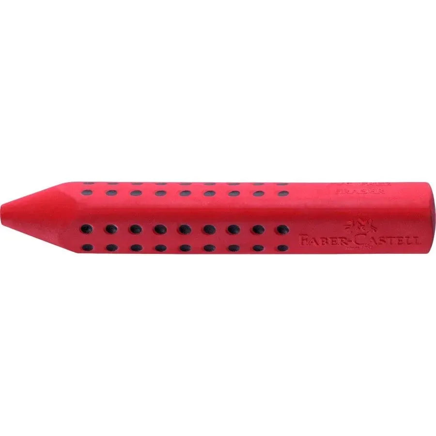 Faber Castell Grip Eraser, RED | BLACK | GREY - Γόμα Σχολικά σβηστήρια - ΧΟΝΔΡΙΚΗ ΠΩΛΗΣΗ