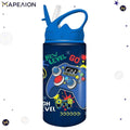 Must Παγούρι Αλουμινίου με Καλαμάκι 500ml - Παιδικό Παγούρι Aluminium Canteen Game Over