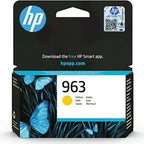 HP 953 magenta ink cartridge packaging with butterfly design on a white background