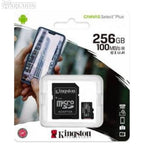 Kingston Canvas Select Plus MicroSD 256GB + Adapter - Κάρτα Μνήμης MicroSDXC