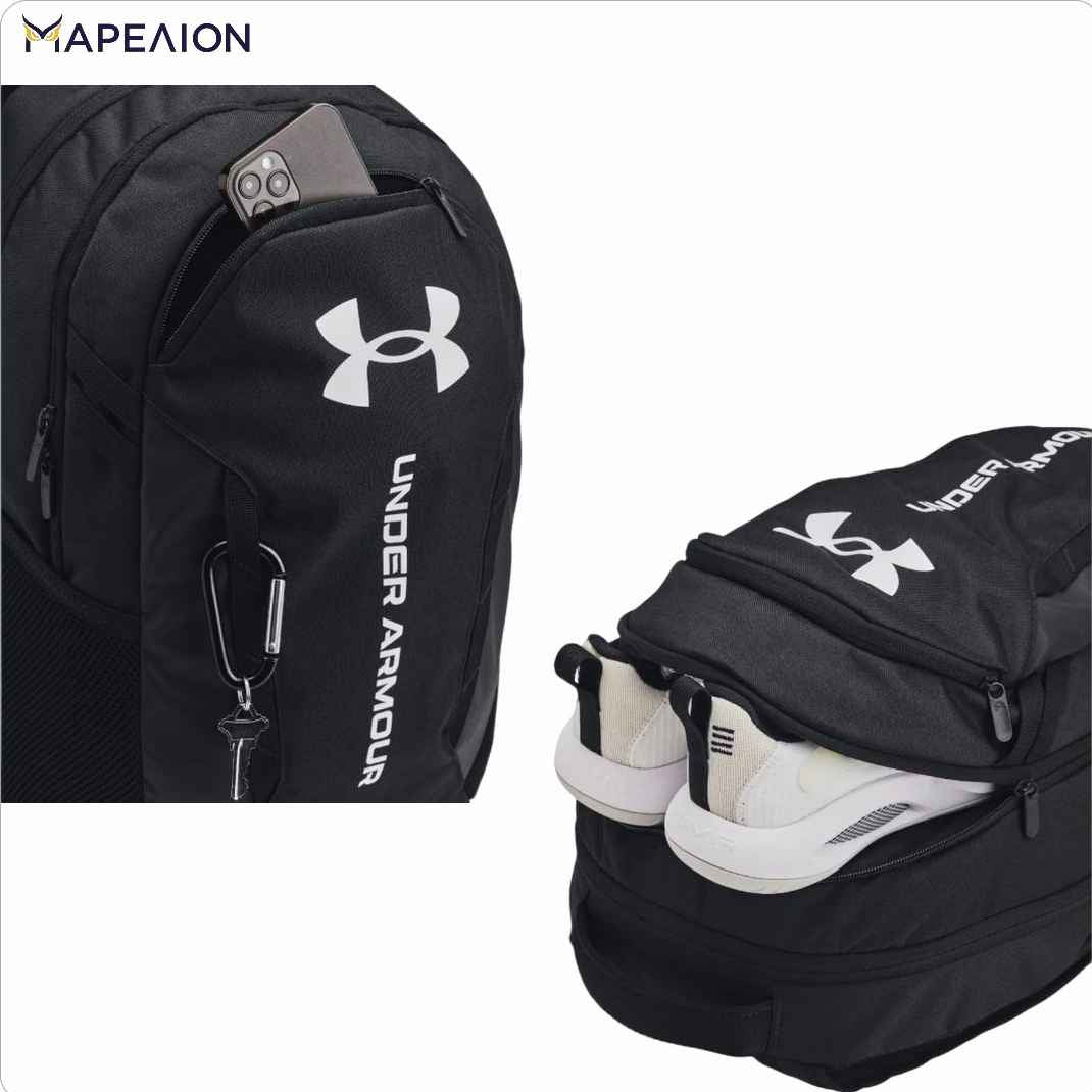 Under Armour Hustle 6.0 Backpack 3 Cases Black - Τσάντα Πλάτης UA Hustle 6.0 Backpack | Under Armour Black