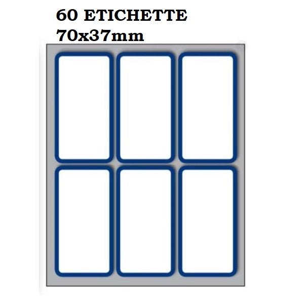 Markin Self-Adhesive Labels 70x37mm 60 stickers - Ετικέτες Αυτοκόλλητες