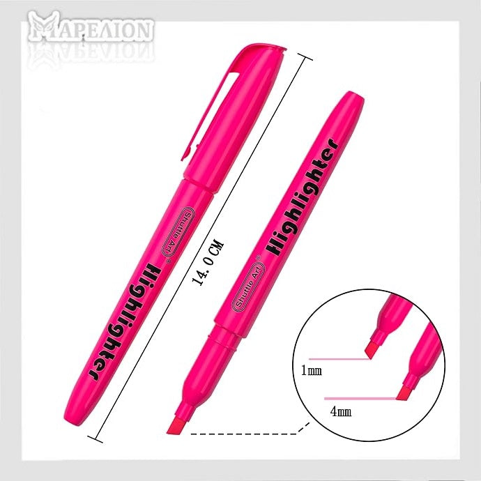 Shuttle Art Highlighter Pen 4mm - 6 Colors Available - Μαρκαδόρος Υπογράμμισης