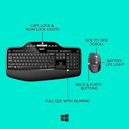 LOGITECH Performance Wireless Combo MK710 UK( 920-002429 )