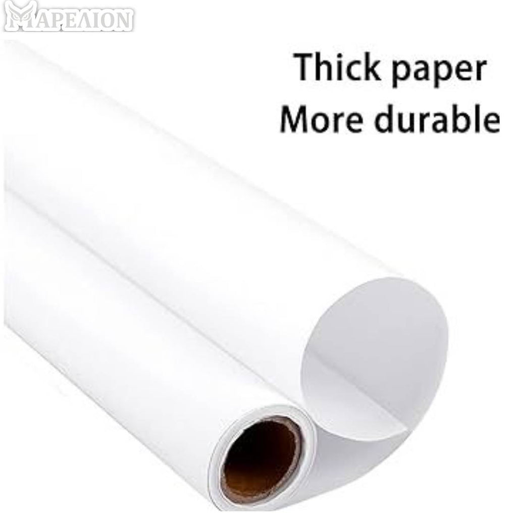 Wrapping Paper 5m x 100cm , ( White / Kraft ) - Ρολό Χαρτί Περιτυλίγματος σε φυσικό Χρώμα και Ασπρο