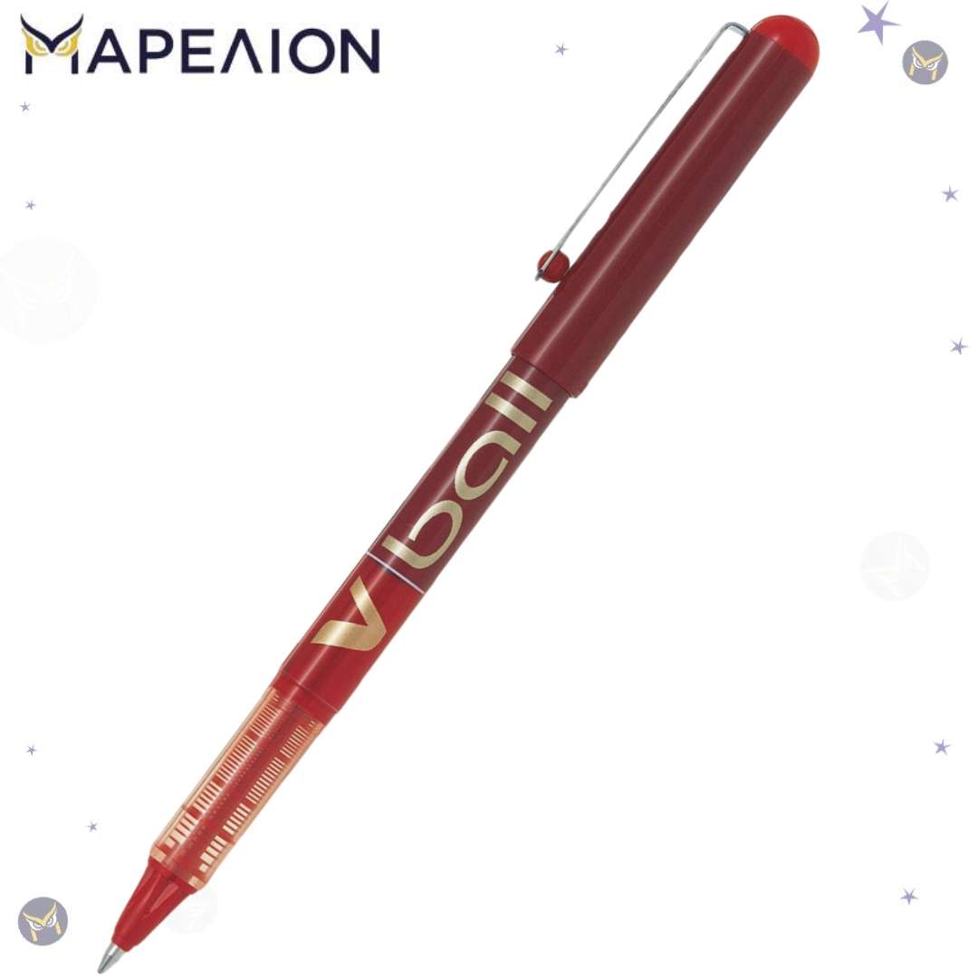 Pilot V-Ball Liquid Ink Rollerball Pen 0.7mm, 4 Colors - Στυλό PILOT 4 Χρώματα / BL-VB7 Series