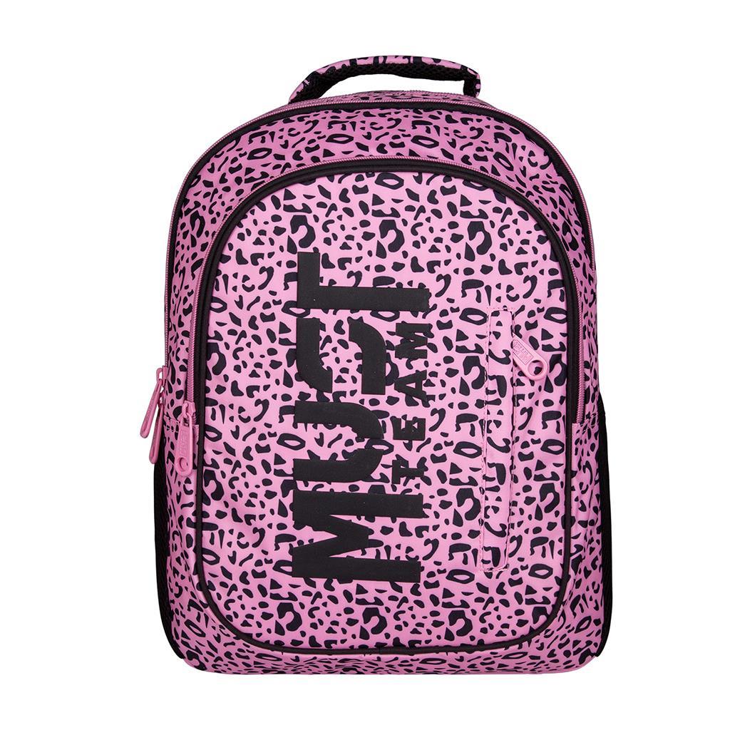 Must Teen Backpack Eternal Pink 3 Compartments - Σχολική Τσάντα Πλάτης Εφήβων 3 Θήκες