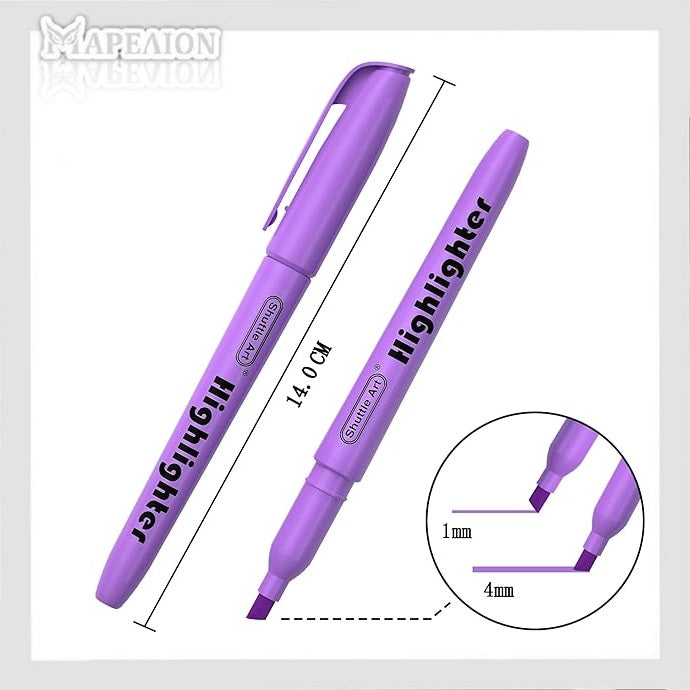 Shuttle Art Highlighter Pen 4mm - 6 Colors Available - Μαρκαδόρος Υπογράμμισης