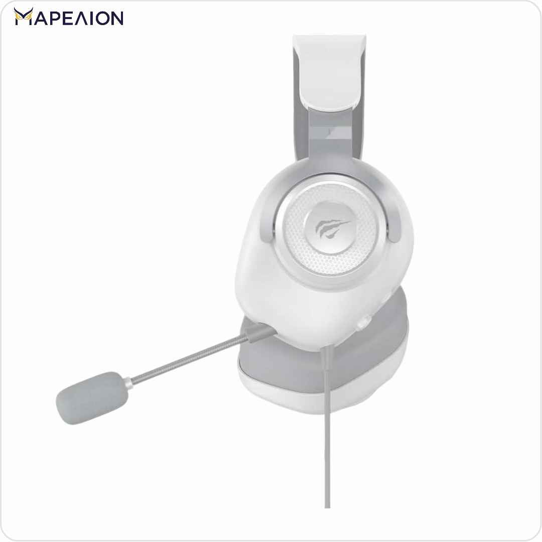 Havit Usb 7.1 Wired Gaming Headset 3D Surround Sound H2230U Gray/White ΑΚΟΥΣΤΙΚΑ ΜΕ ΣΥΡΜΑ ΓΙΑ ΚΟΝΣΟΛΕΣ ΚΑΙ ΠΑΙΧΝΙΔΙΑ