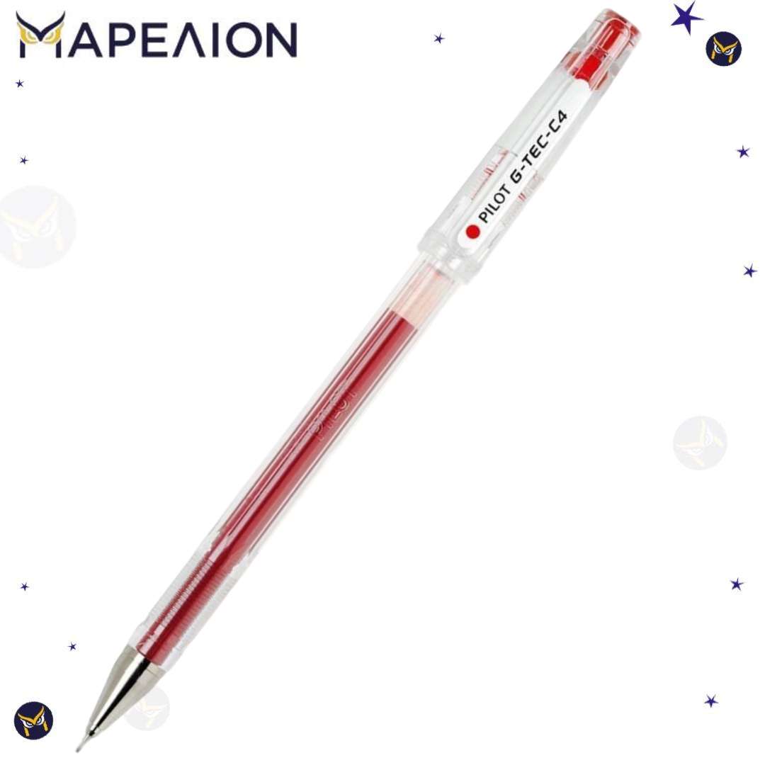Pilot G-Tec-C Gel Pen 0.4mm Ultra Fine Assorted Colors - Στυλό Gel Λεπτο 3 Χρώματα