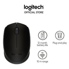 Logitech Wireless Mouse B170 - M170 (910-004798) - Ασύρματο ποντίκι, 2 Χρώματα
