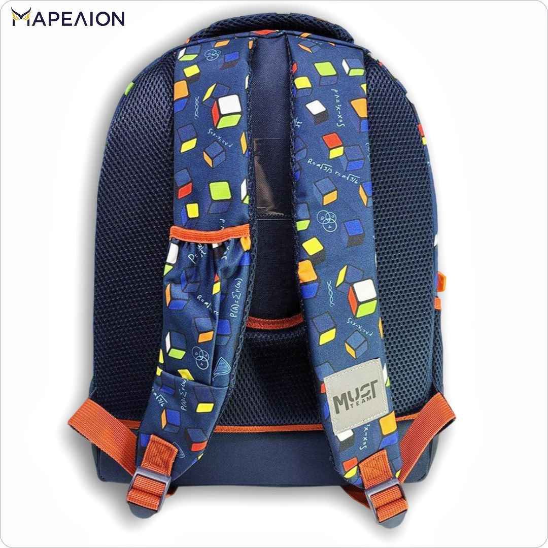 Σχολική Τσάντα Πλάτης Δημοτικού Must Team Think Different 3 Θήκες SCHOOL BACKPACK BAG