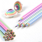 ΣΧΟΛΙΚΟ ΜΟΛΥΒΙ HB, ΟΥΡΑΝΙΟ ΤΟΞΟ , 1 τεμαχιο PURPLE RAINBOW PENCIL HB SCHOOL ΜΩΒ
