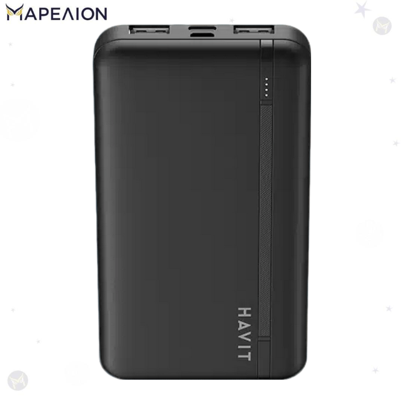 Havit Slim Powerbank 2x USB-A 10000mAh PB89  - Κινητός φορτιστής σε 2 Χρώματα