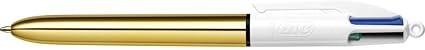 BIC 4 Colours Shine Ballpoint Pens 1.0mm Tip Assorted Metallic Barrels - Στυλό 4 Χρωμάτων Μεταλλικό