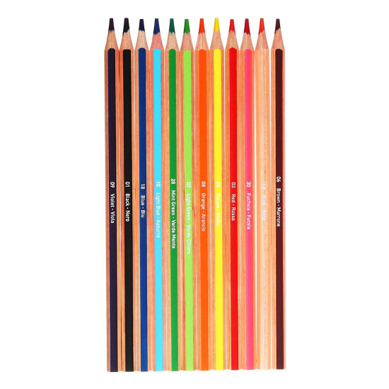 Carioca 12 pack Hexagonal Coloring Pencils - Χρωματιστά Μολύβια