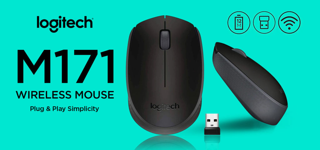 Logitech Wireless Mouse M171 (910-004640) 3 Χρώματα - Ασύρματο ποντίκι