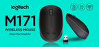 Logitech Wireless Mouse M171 (910-004640) 3 Χρώματα - Ασύρματο ποντίκι