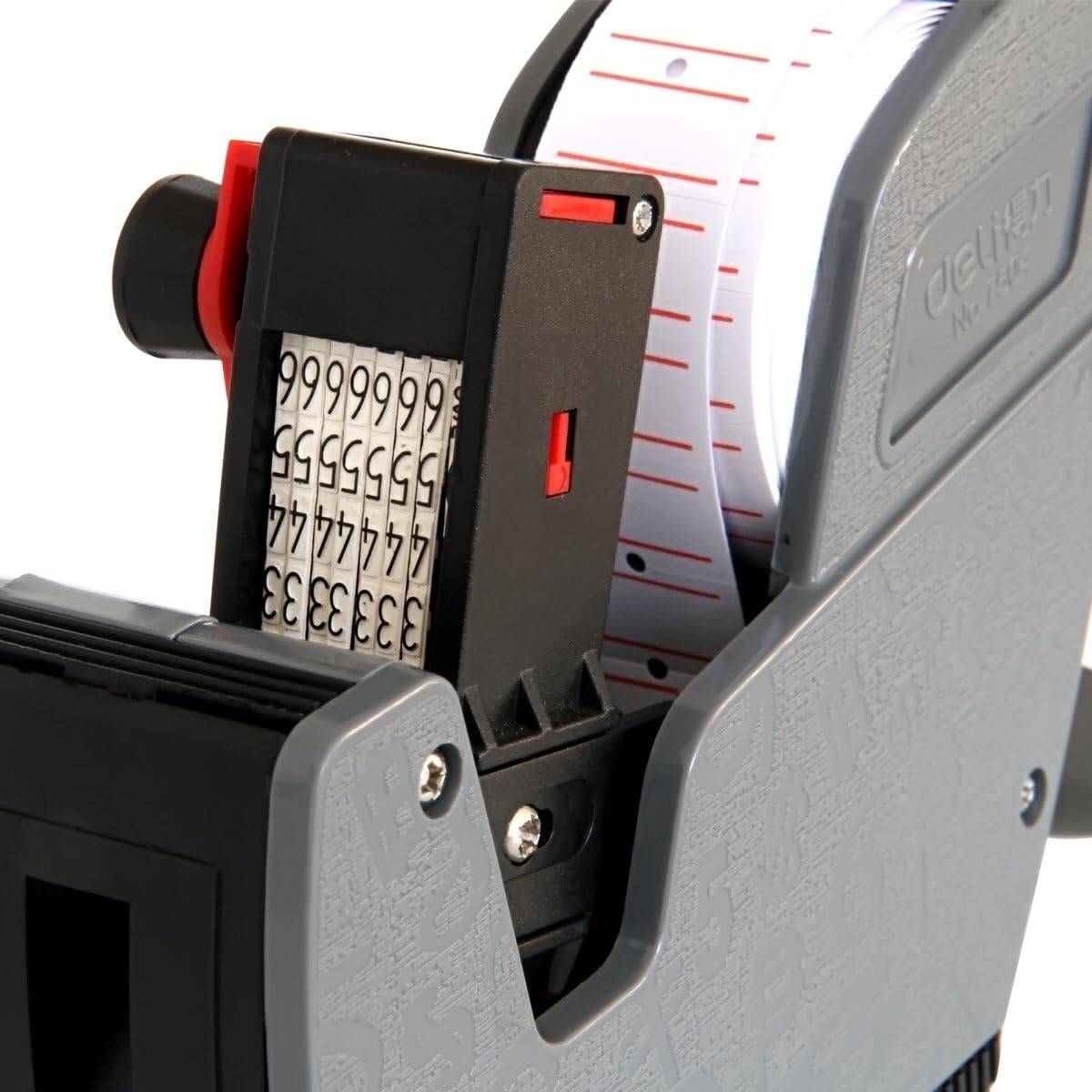 Deli 1-Line Price Label machine - Gun 8 Digits with Labels DL-E7504 - Μηχανή για Τιμές