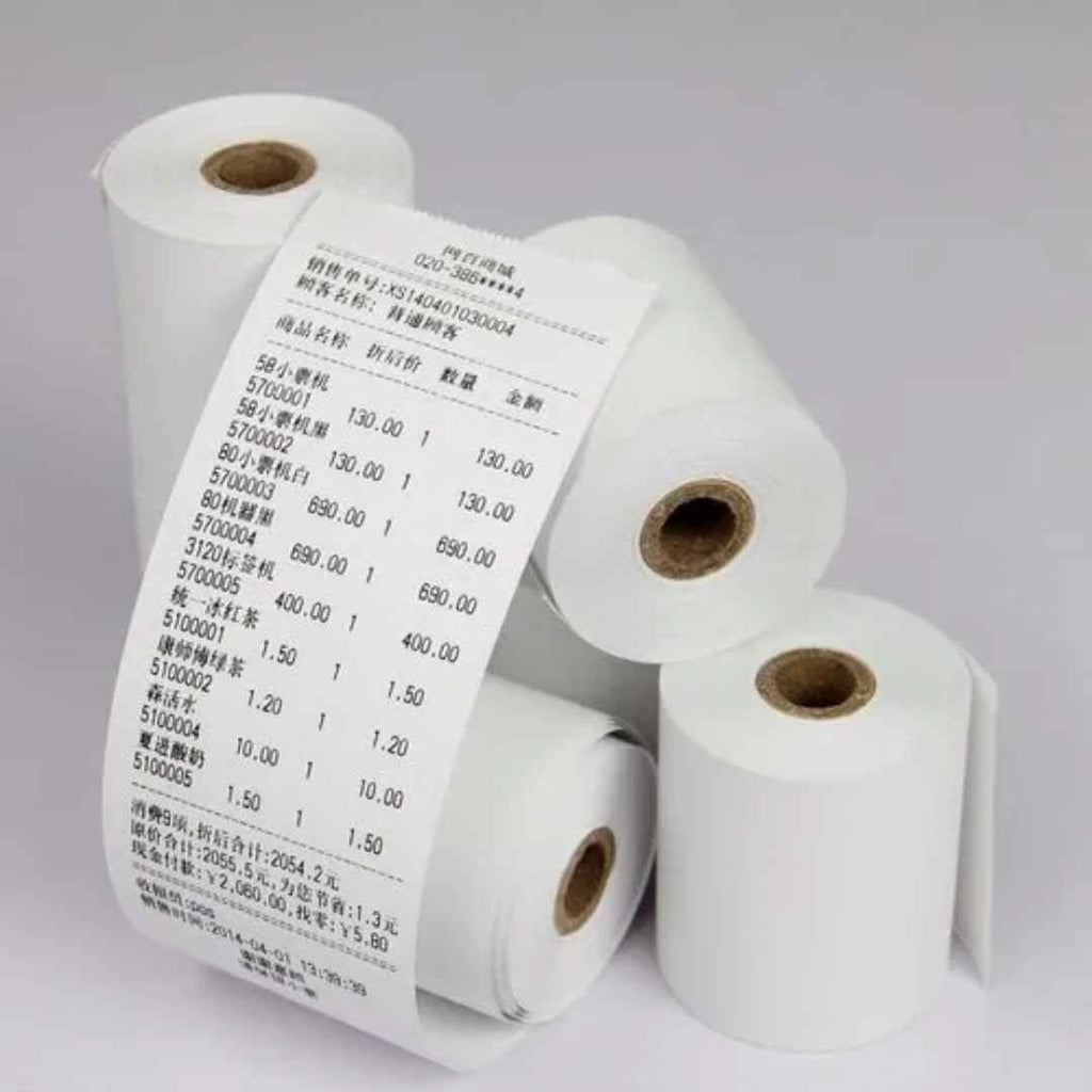 Thermal Cash Register POS Rolls 80x63mm 44m 48gr - Θερμικά Ρολά Ταμειακής