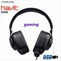 Havit Usb 7.1 Wired Gaming Headset 3D Surround Sound H2230U BLACK ΑΚΟΥΣΤΙΚΑ ΜΕ ΣΥΡΜΑ ΓΙΑ ΚΟΝΣΟΛΕΣ ΚΑΙ ΠΑΙΧΝΙΔΙΑ