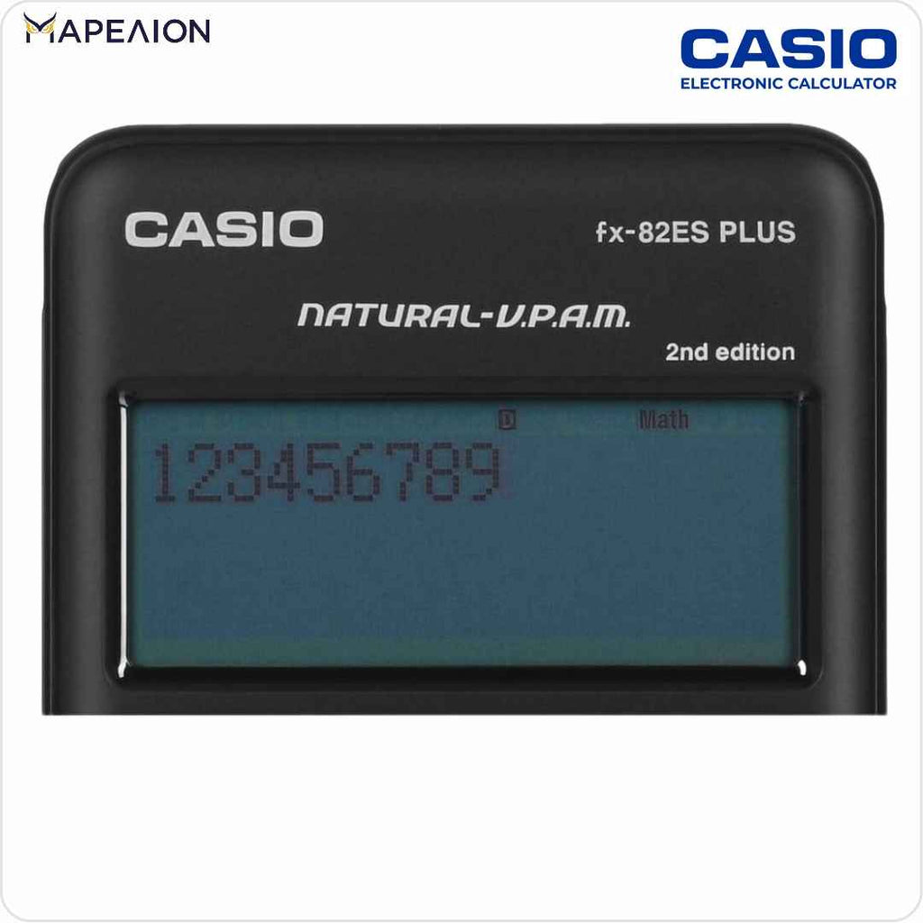 Casio FX-82ES Plus 2nd Edition Scientific Calculator - Αριθμομηχανή Επιστημονική Υπολογιστική Μηχανή για Εξετάσεις Γυμνάσιο Λύκειο