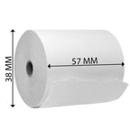Thermal Visa Rolls 57x38mm 15m - Θερμικά Ρολά για Μηχανή Βίζα - ΧΟΝΔΡΙΚΗ ΠΩΛΗΣΗ