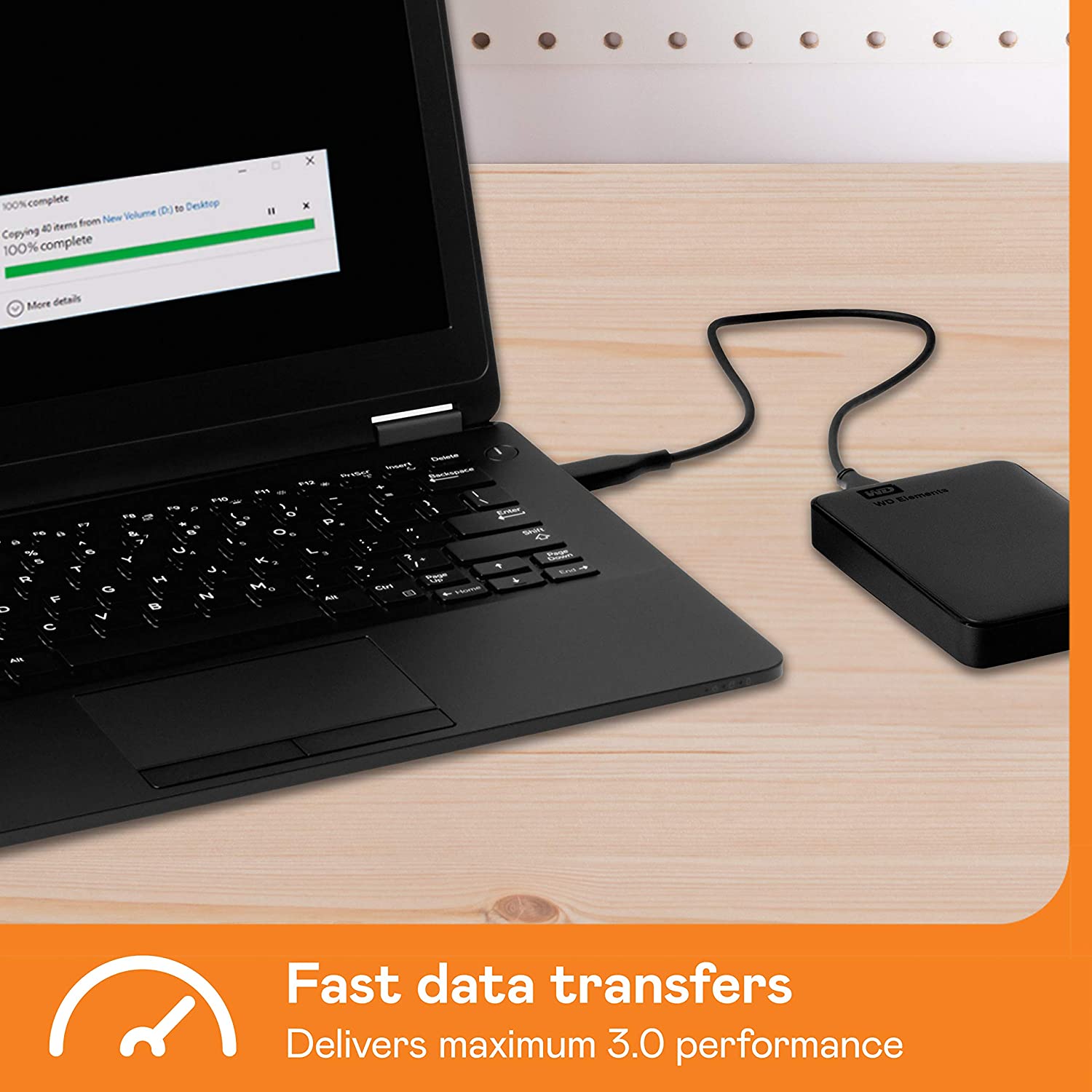 Western Digital Elements Portable External HDD 1TB - Εξωτερικός Σκληρός Δίσκος USB