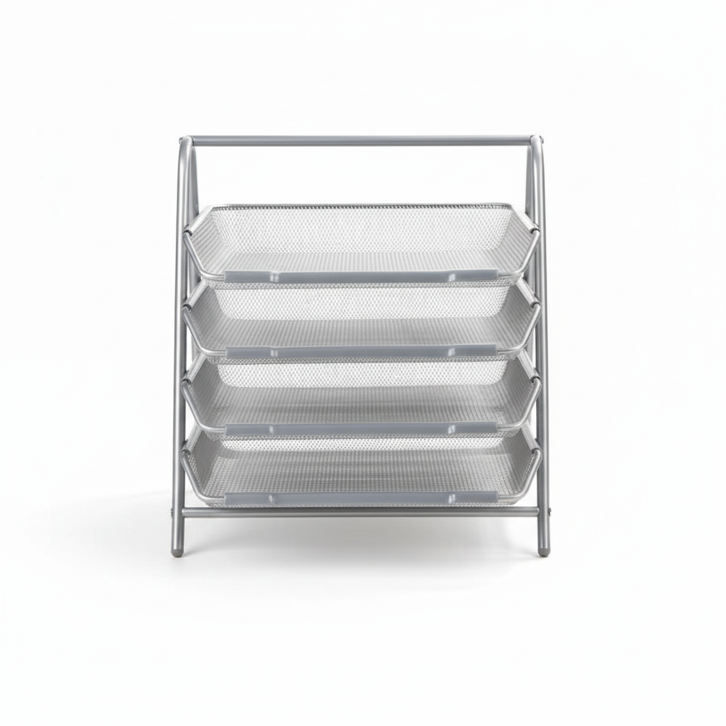 4-Tier Mesh Tray Clean