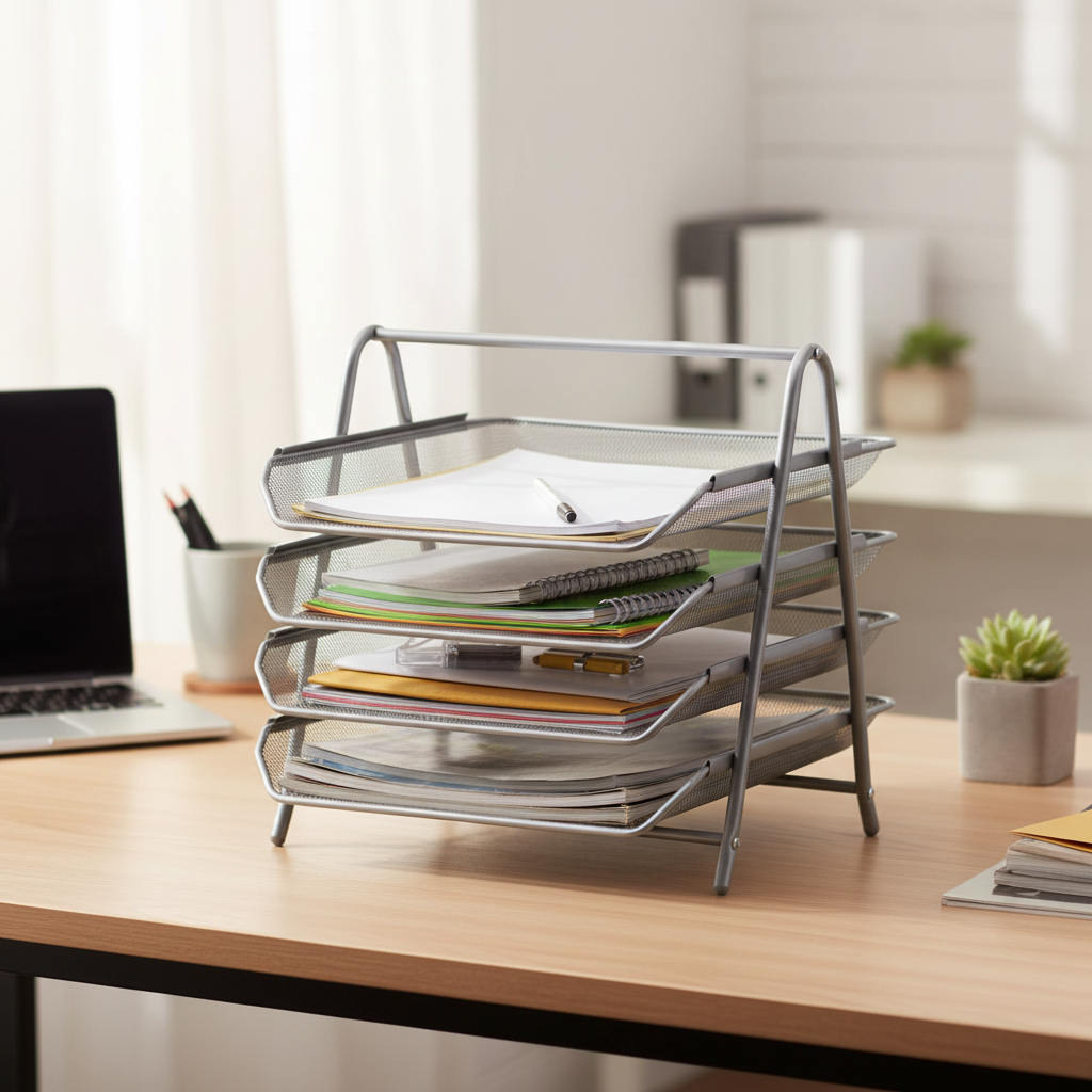 4-Tier Mesh Tray Lifestyle