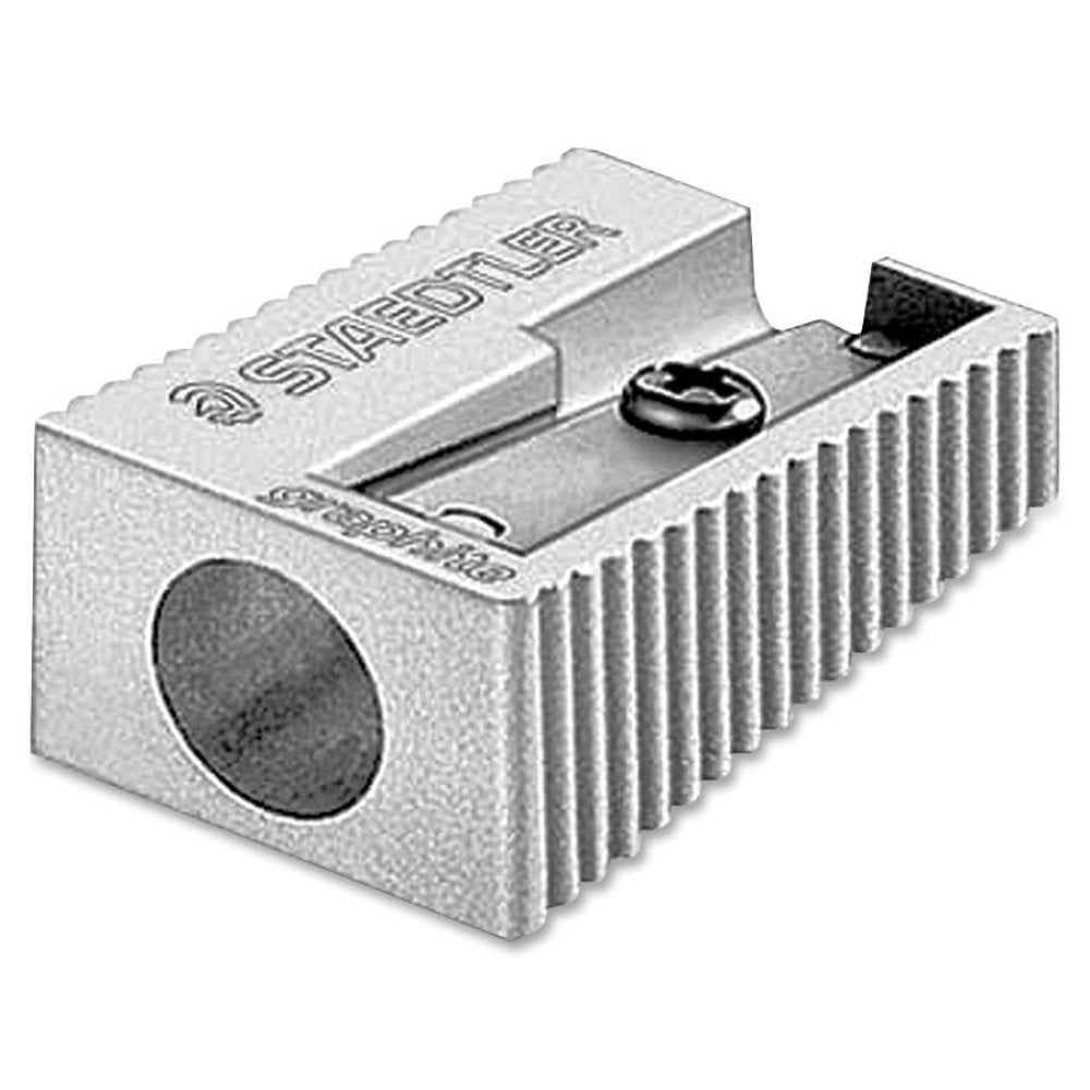 Staedtler Single Hole Metal Pencil Sharpener Silver - Ξύστρα Μονή Μεταλλική