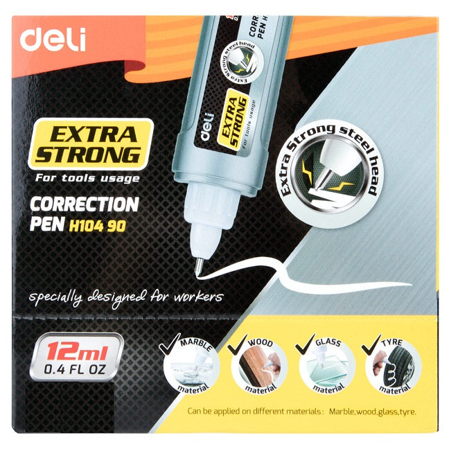 ΔΙΟΡΘΩΤΙΚΟ ΠΕΝΝΑΚΙ 12ML ΥΓΡΟ DELI SCHOOL CORRECTION FLUID 12ML