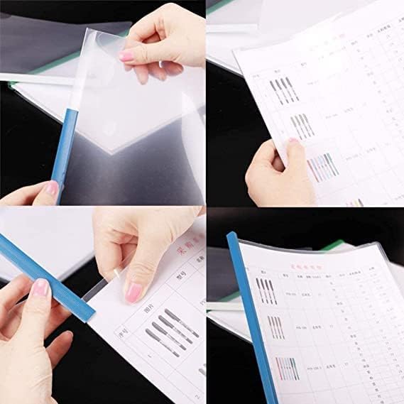 Comix Report File A4 5pcs Transparent PVC - Διαφανής Ντοσιέ Α4 Σετ 5 Τεμαχίων