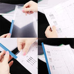 Comix Report File A4 5pcs Transparent PVC - Διαφανής Ντοσιέ Α4 Σετ 5 Τεμαχίων