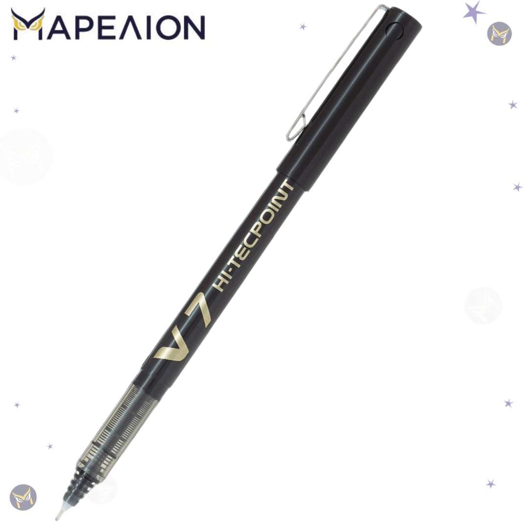 Pilot Hi-Tecpoint V7 Rollerball Pen 0.7mm Assorted Colors - Στυλό Rollerball 3 Χρώματα - Υγρής Μελάνης