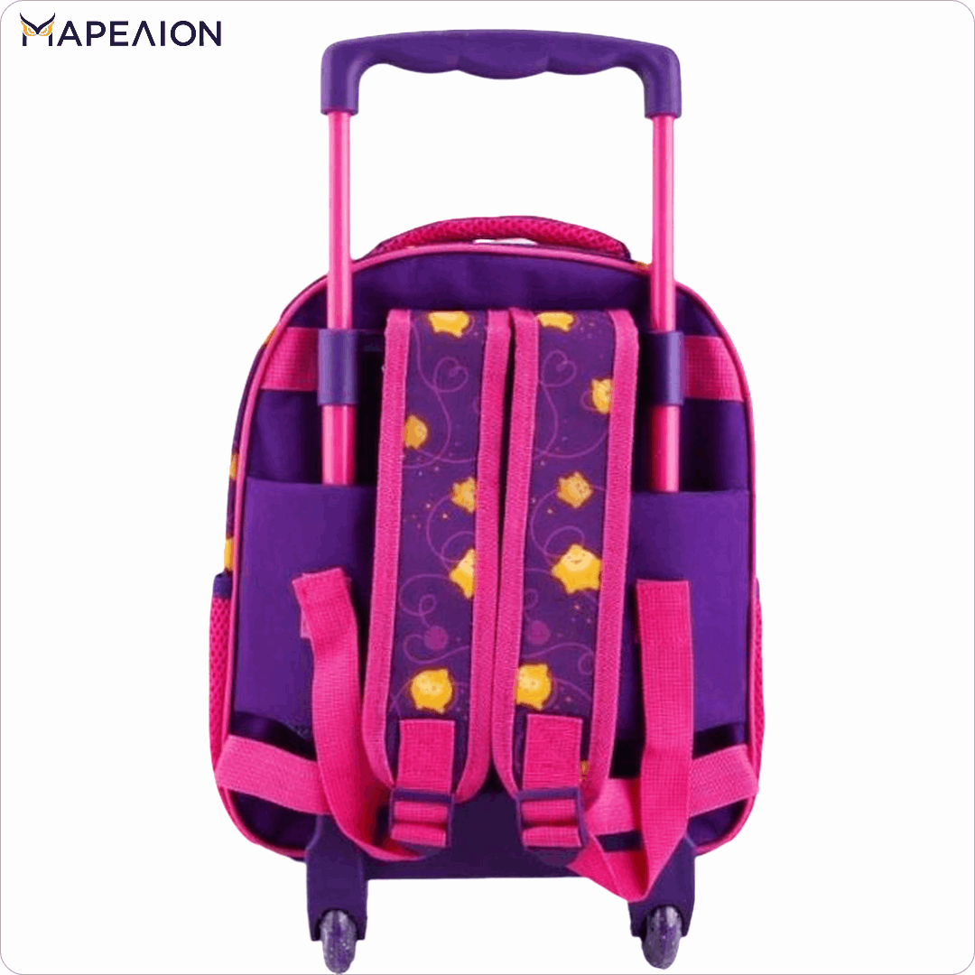 Disney Wish Ready To Sparkle Must Trolley Bag 2 Compartments - Σχολική Τσάντα Τρολέι Νηπίου