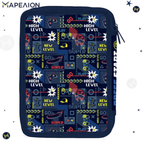 Κασετίνα γεμάτη 2 φερμουάρ Game Over Must Pencil Case 2 Zip Press Star Κασετίνα διπλή γεμάτη