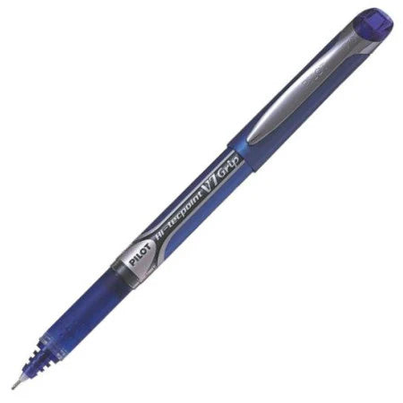 Pilot V5 | Pilot V7 , Hi-Tecpoint Grip Rollerball Pen Blue, 0.5mm | 0.7mm - Στυλό Rollerball Υγρής Μελάνης Μπλε